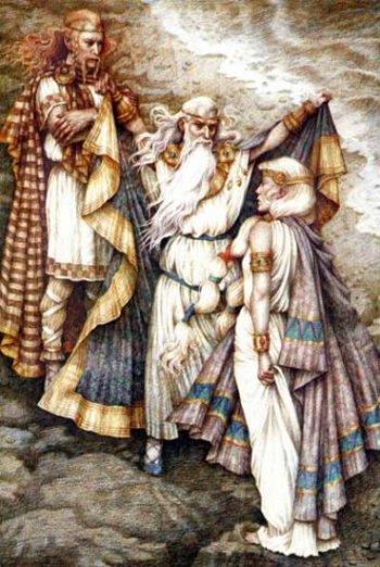 Fand leaves her lover Cu Chulainn