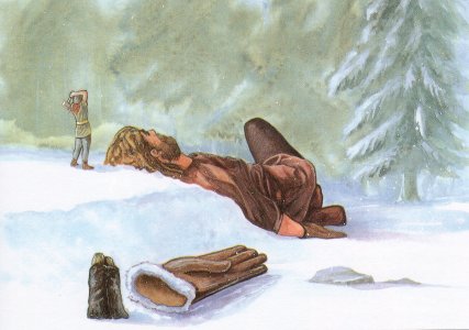 Thor striking the sleeping Skrymir